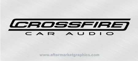 Crossfire Audio Decals 02 - Pair (2 pieces)